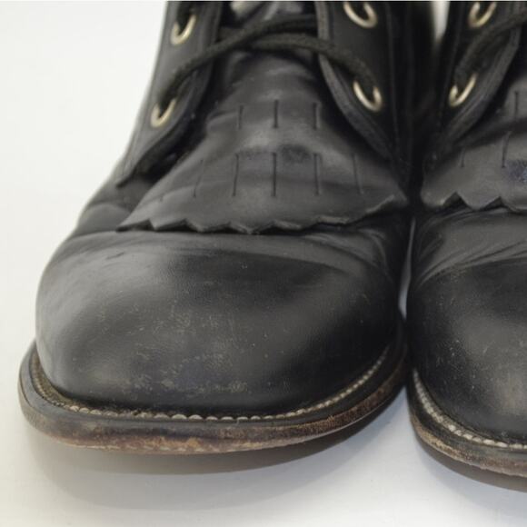 Justin Boots Womens Size 6 USA Western Roper Rodeo Cowgirl - Picture 10 of 13